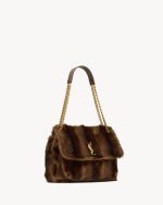 YSL Niki Large in Shearling - Image 5